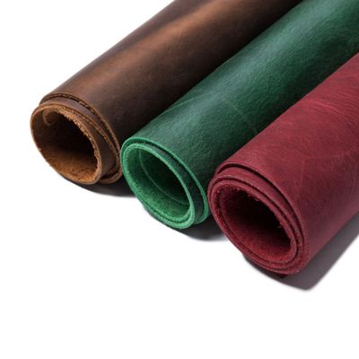 头层疯马皮油皮变色疯马皮植鞣革牛皮DIY皮革防水油蜡皮牛皮革